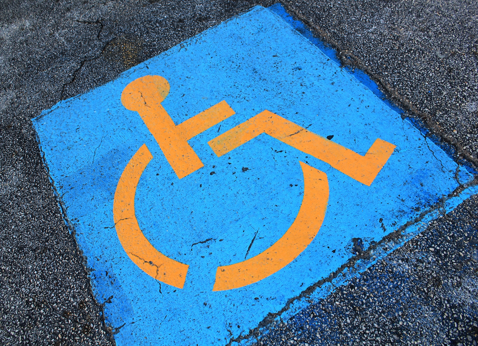 Disabled parking sign