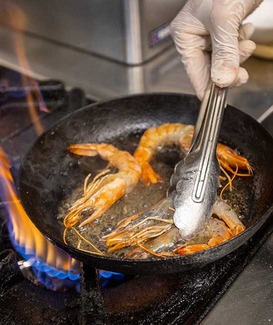 Close up of cooking