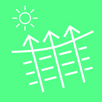 Simple and flexible street pattern icon