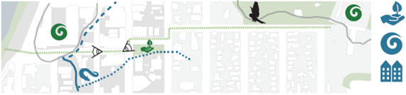 Place-based amenity – Draw from the natural environment and reflect cultural landscape to improve amenity, celebrate place, and support biodiversity.