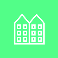 Residential living icon 