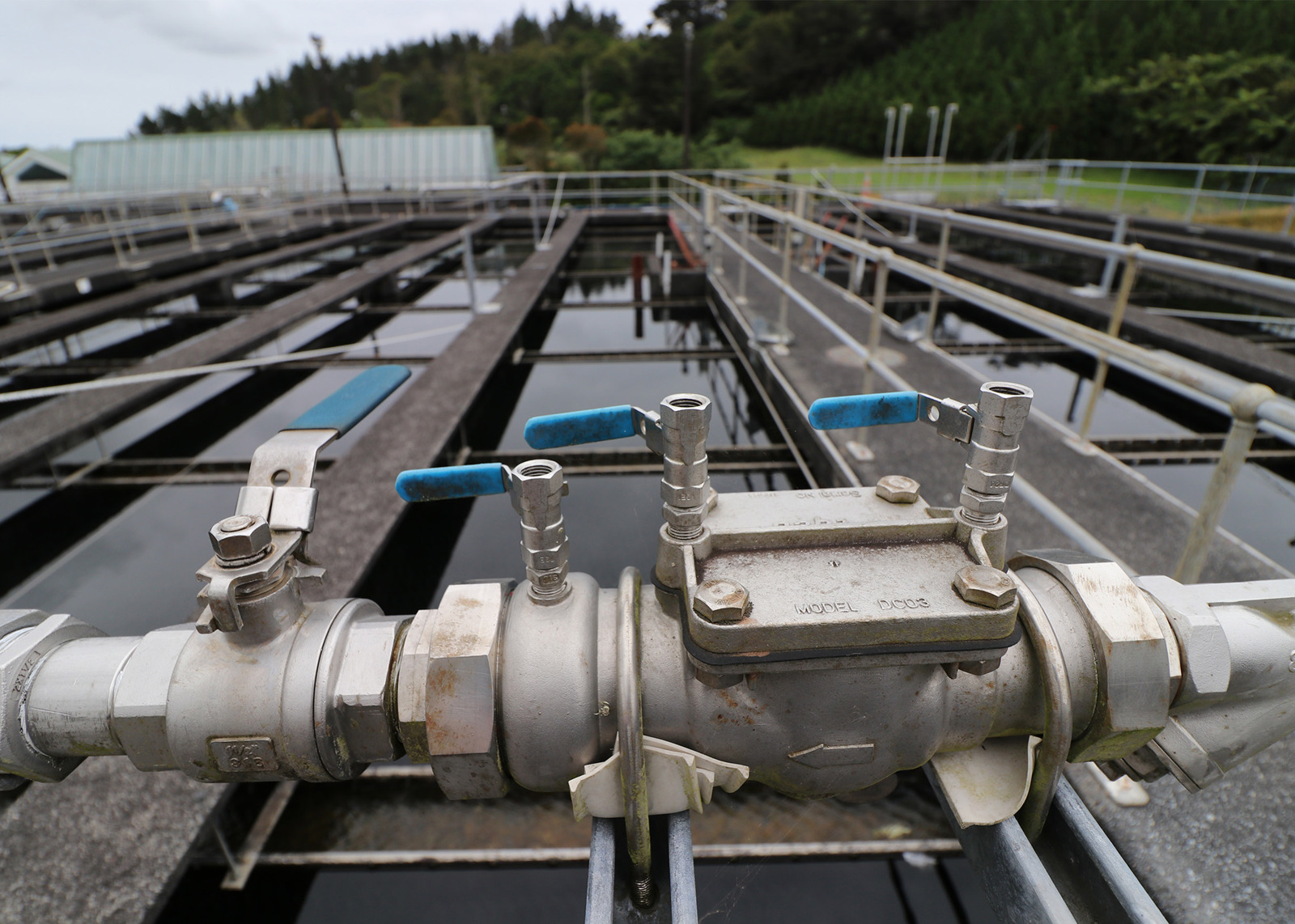 Water treatment plant. 