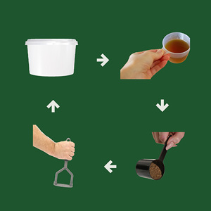 Bokashi process. 
