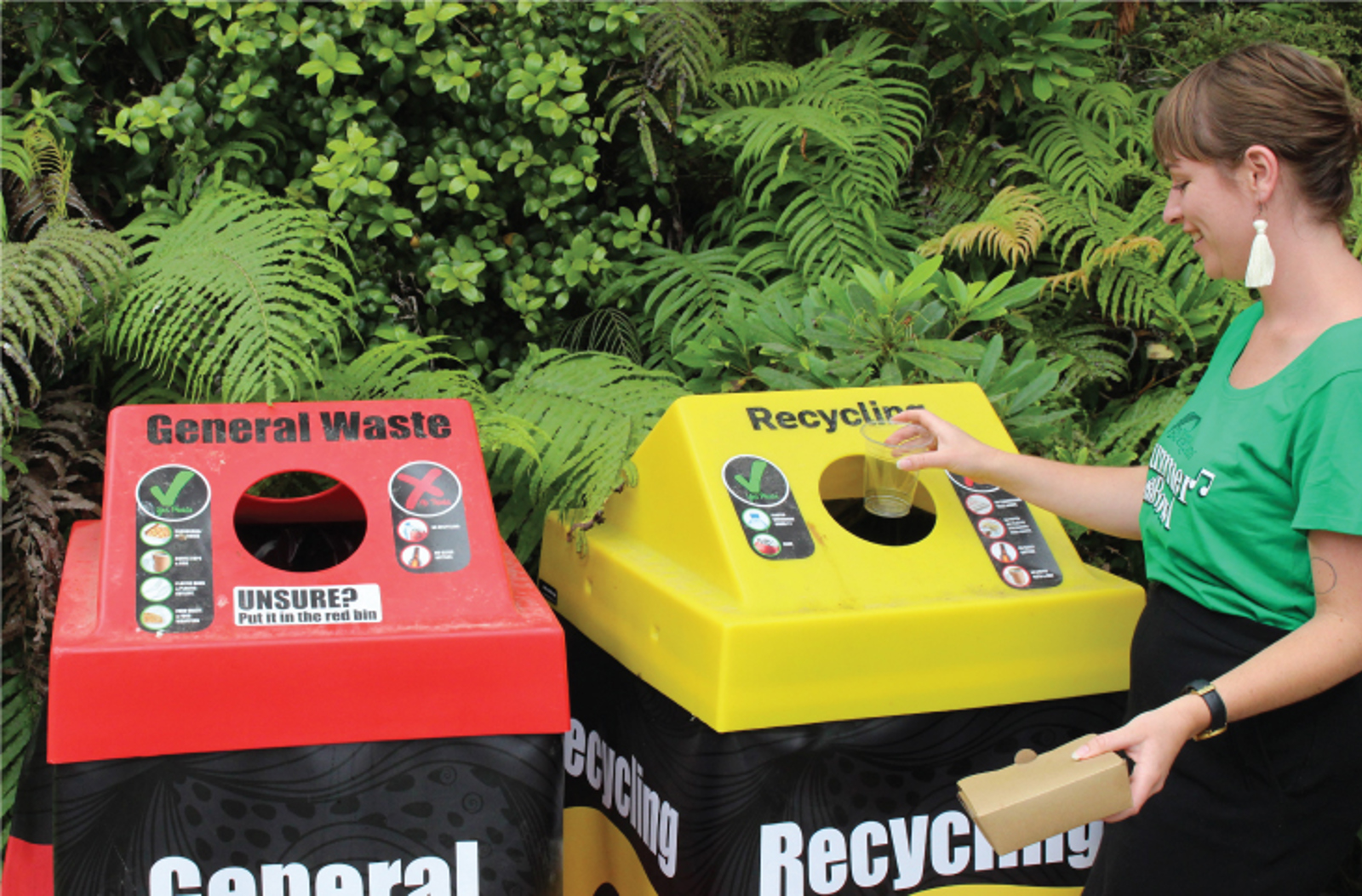 Waste bins at events