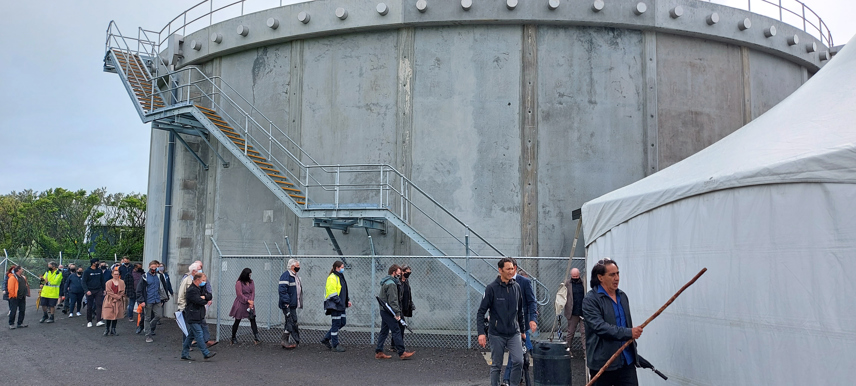 Henwood Road Reservoir Opening Blessing 28 October 2021