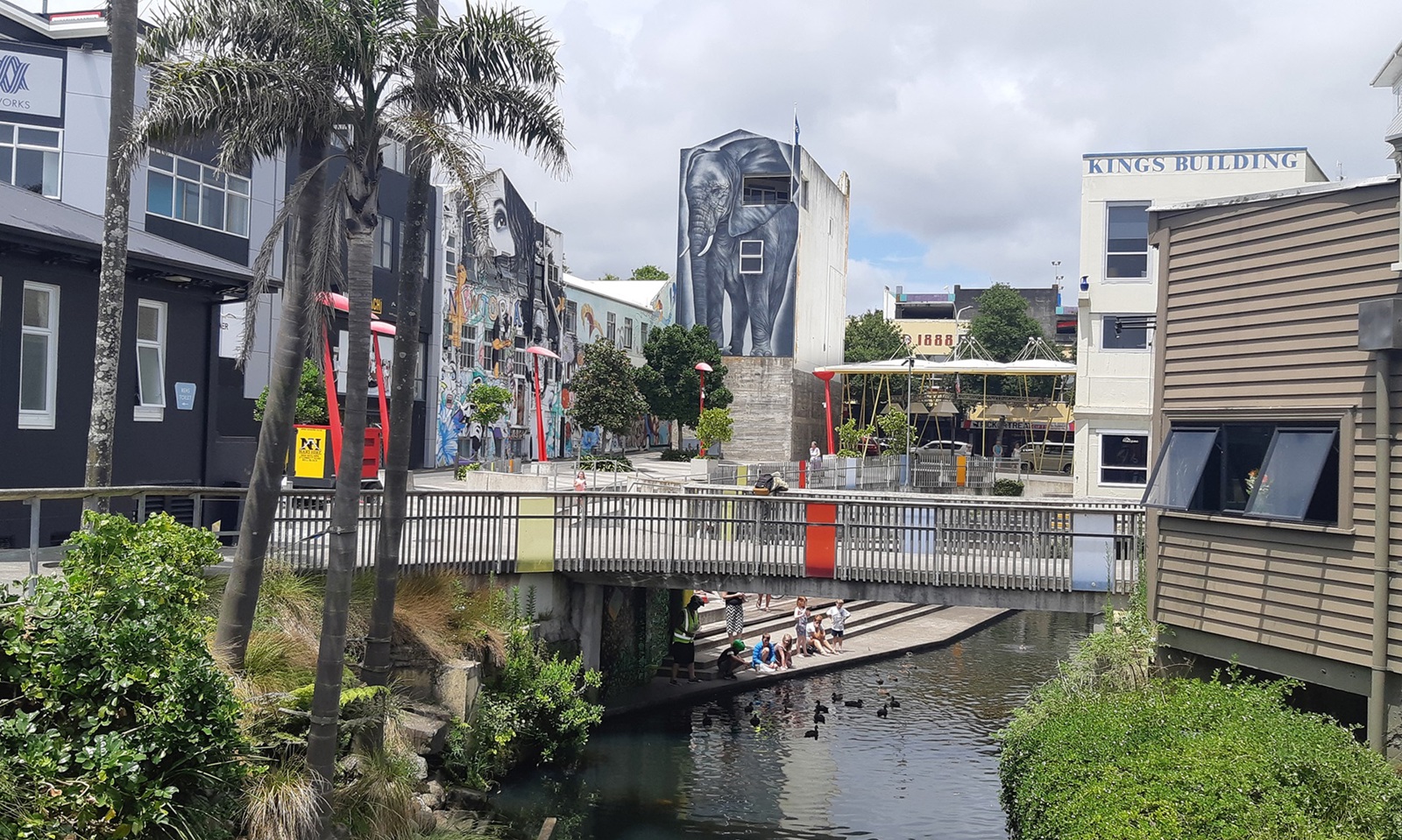 CBD Huatoki Bridge