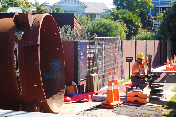 Waiwaka Terrace Stormwater Repair Drilling 15 March 2022 4